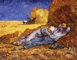 Vincent Van Gogh The Noonday Nap(The Siesta) Sweden oil painting art
